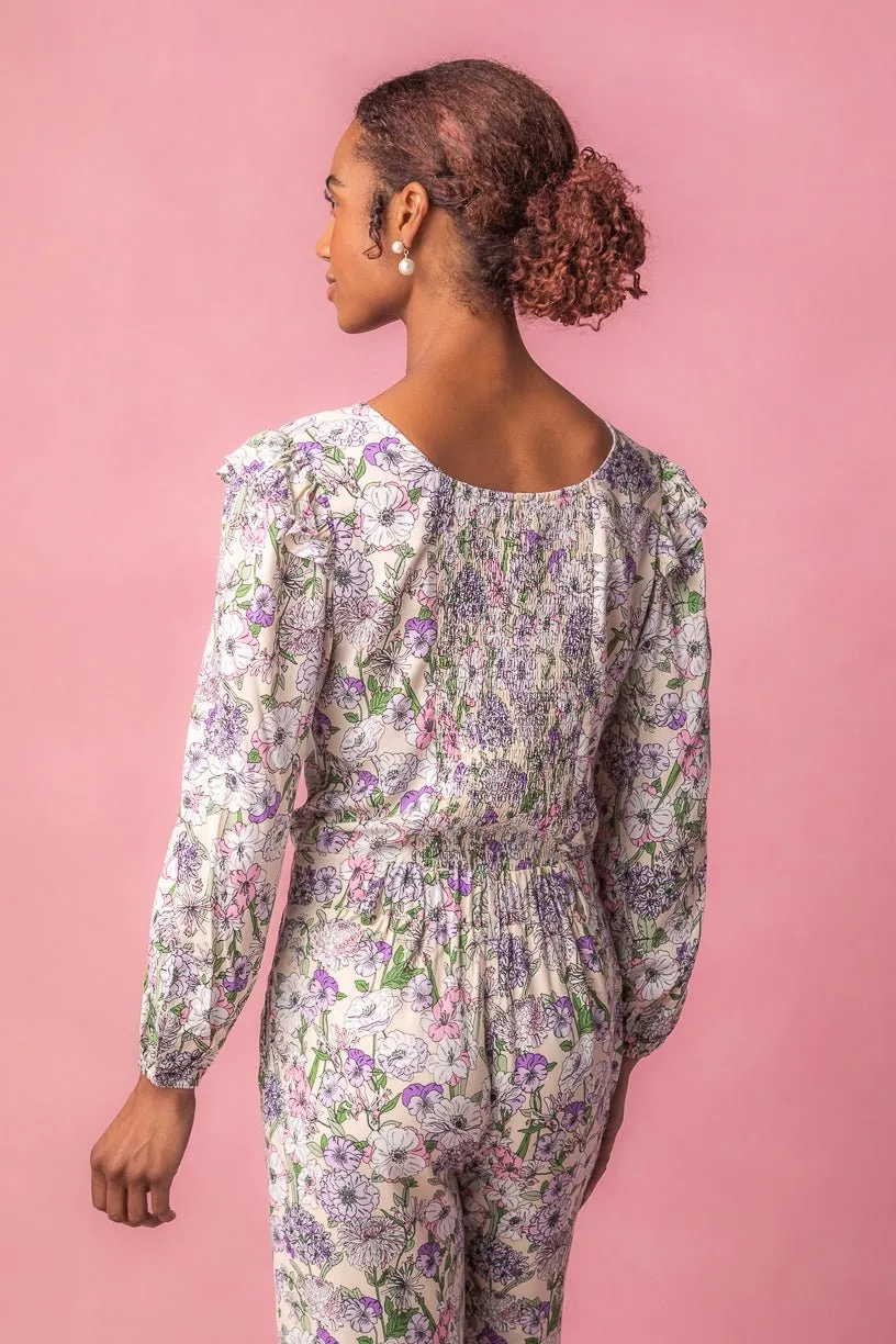 Lo Blouse in Floral Bloom - FINAL SALE sold by Ivy City Co product image thumbnail 3