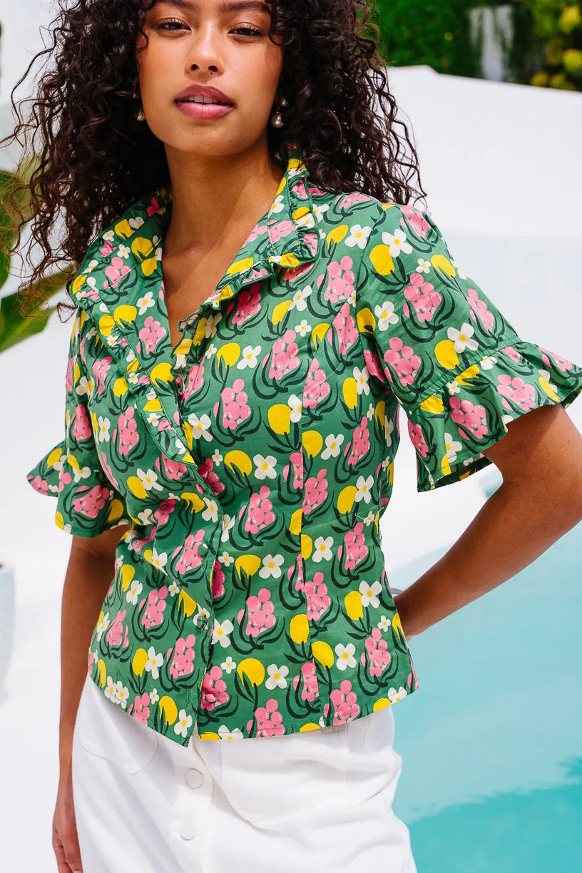 Sutton Blouse in Citrus - FINAL SALE sold by Ivy City Co product image thumbnail 2