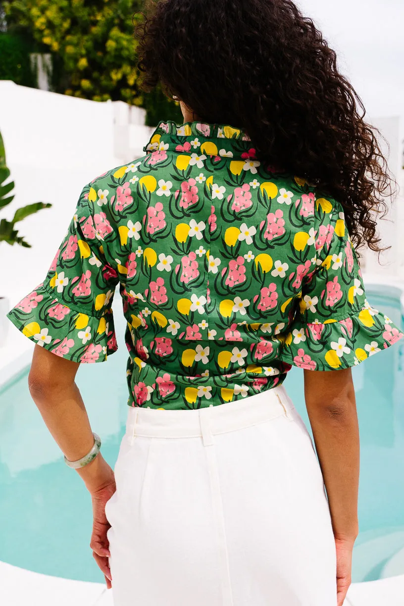 Sutton Blouse in Citrus - FINAL SALE sold by Ivy City Co product image thumbnail 3