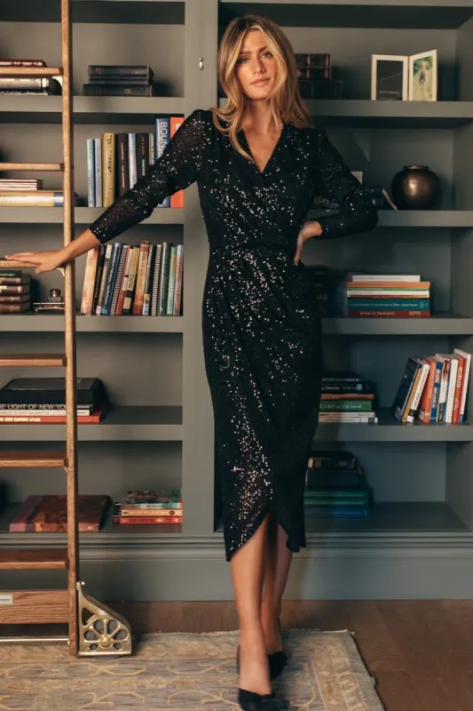Starstruck Dress in Black - FINAL SALE sold by Ivy City Co