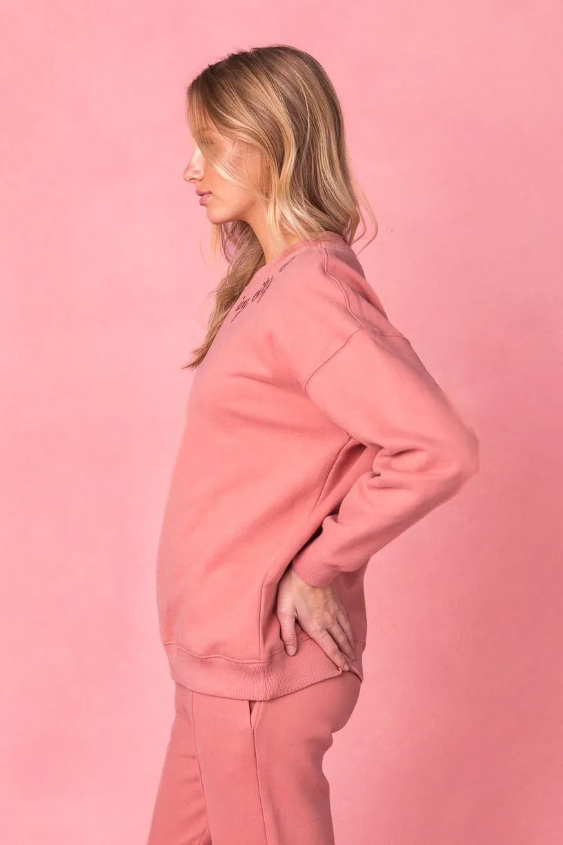 Ivy Sweatshirt in Pink sold by Ivy City Co product image thumbnail 5