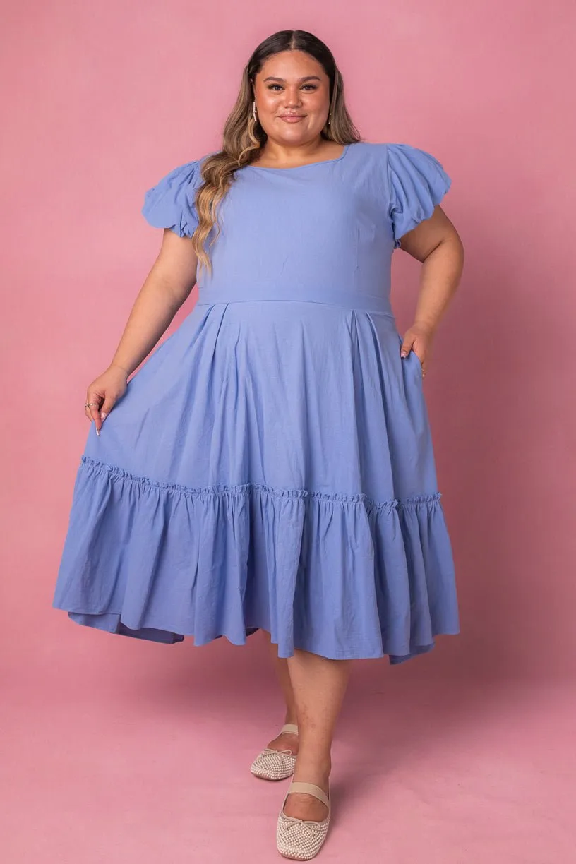 Dahlia Dress in Blue - FINAL SALE sold by Ivy City Co product image thumbnail 3