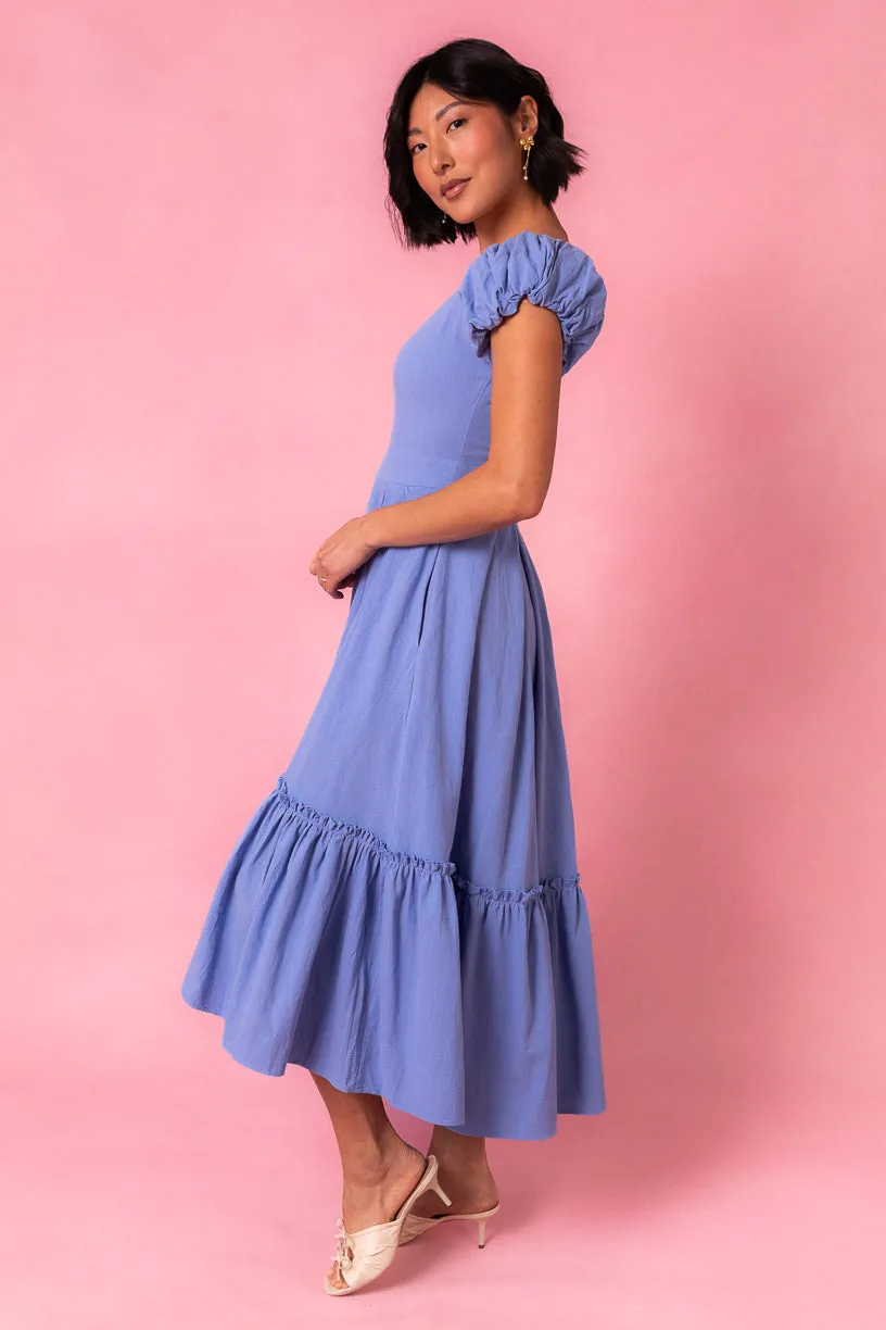 Dahlia Dress in Blue - FINAL SALE sold by Ivy City Co product image thumbnail 5