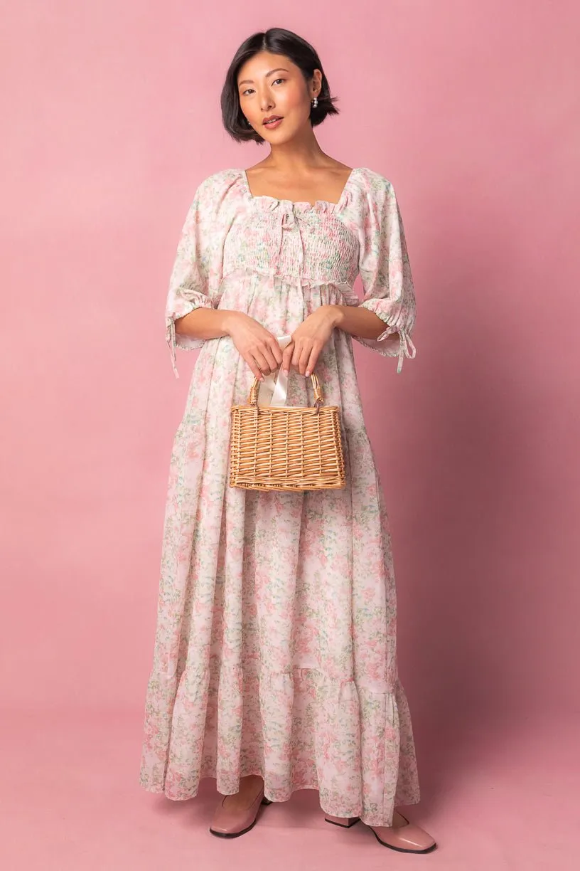 Nora Dress in Spring Watercolor - FINAL SALE sold by Ivy City Co product image thumbnail 4