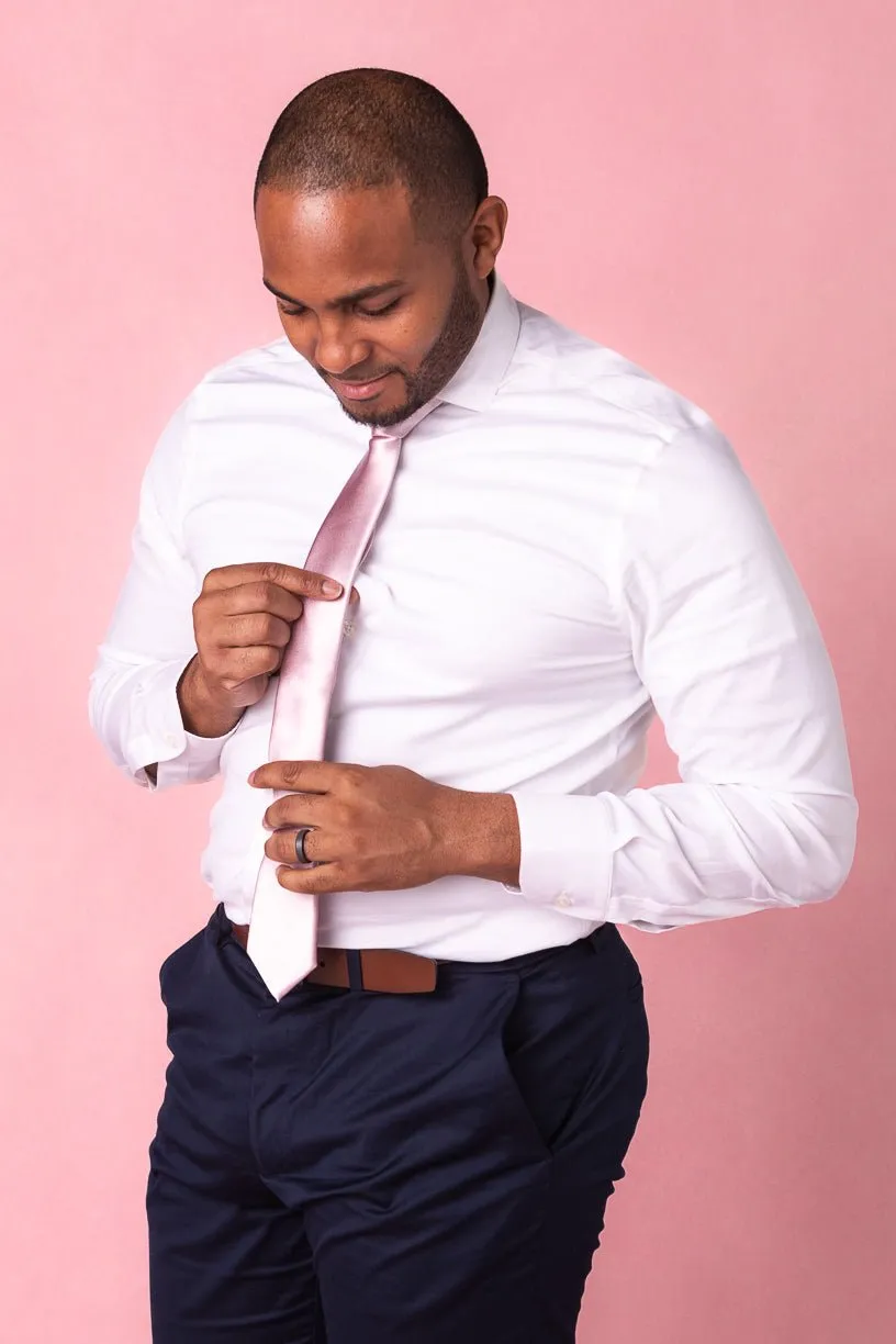 Mens Max Tie in Blush sold by Ivy City Co product image thumbnail 3