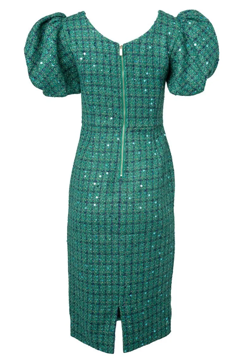 Holly Dress in Green Sparkle - FINAL SALE sold by Ivy City Co product image thumbnail 3