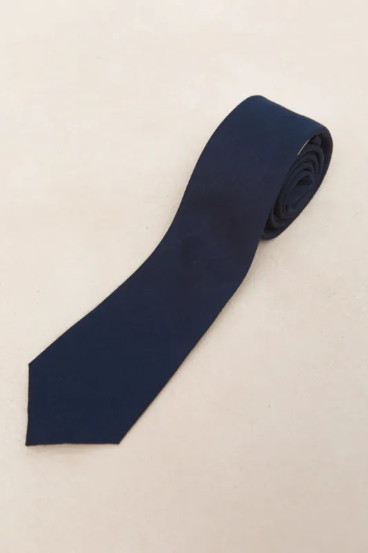 Mens Max Tie in Navy - FINAL SALE sold by Ivy City Co