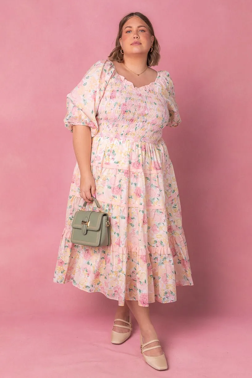 Roselyn Dress in Pastel Floral - FINAL SALE sold by Ivy City Co product image thumbnail 5