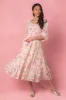 Roselyn Dress in Pastel Floral - FINAL SALE sold by Ivy City Co