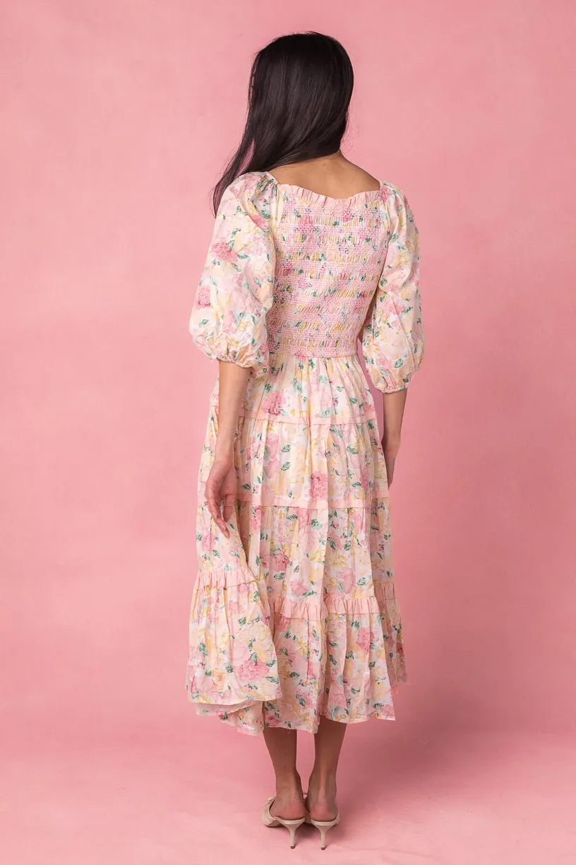 Roselyn Dress in Pastel Floral - FINAL SALE sold by Ivy City Co product image thumbnail 4