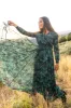 Laney Dress in Green Watercolor - FINAL SALE sold by Ivy City Co