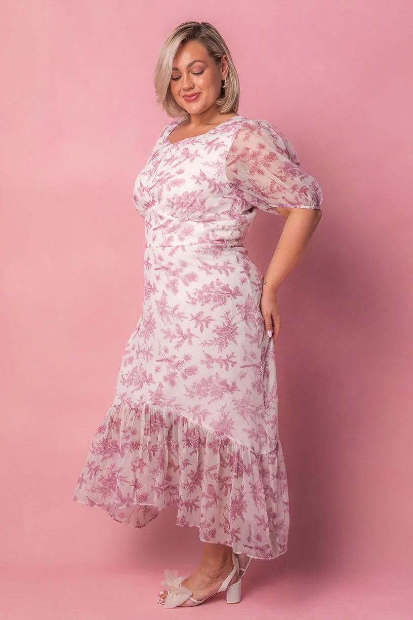 Wren Dress in Pink Toile - FINAL SALE sold by Ivy City Co product image thumbnail 2