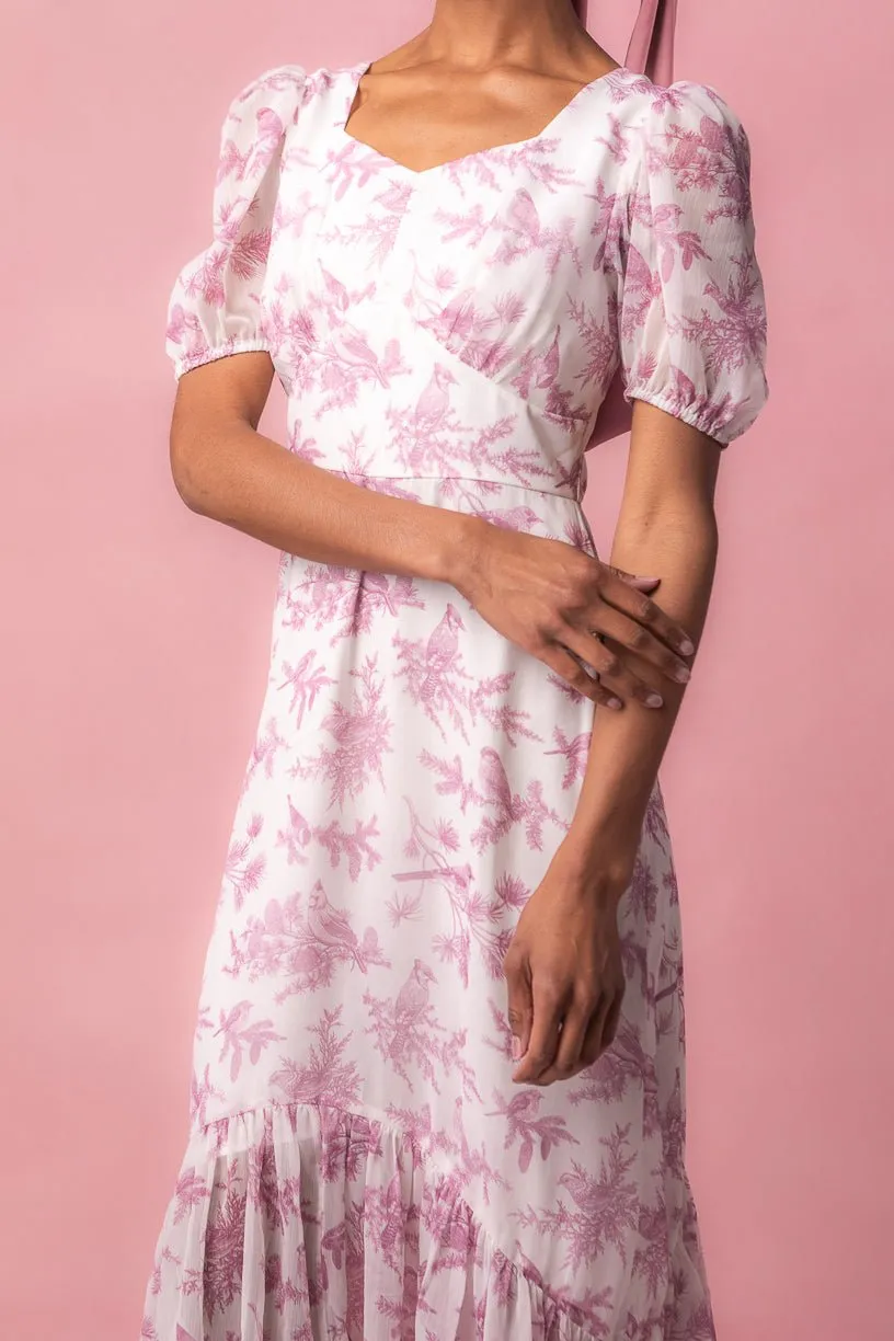 Wren Dress in Pink Toile - FINAL SALE sold by Ivy City Co product image thumbnail 3