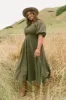Teagan Dress in Woodland Floral sold by Ivy City Co