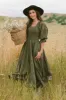 Teagan Dress in Woodland Floral sold by Ivy City Co