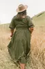 Teagan Dress in Woodland Floral sold by Ivy City Co