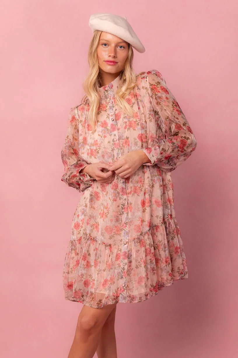 Eleanor Dress in Pink Floral - FINAL SALE sold by Ivy City Co product image thumbnail 4
