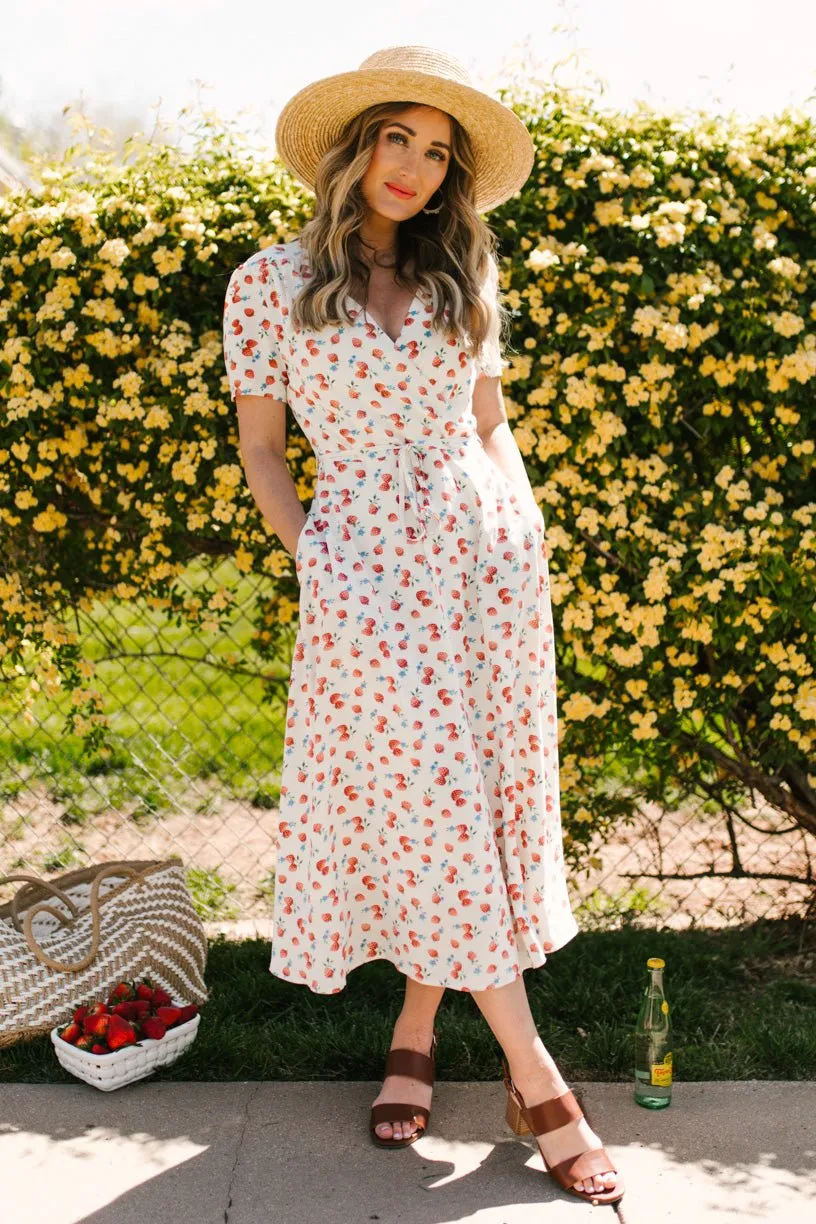 Lucy Dress in Strawberry Fields - FINAL SALE sold by Ivy City Co