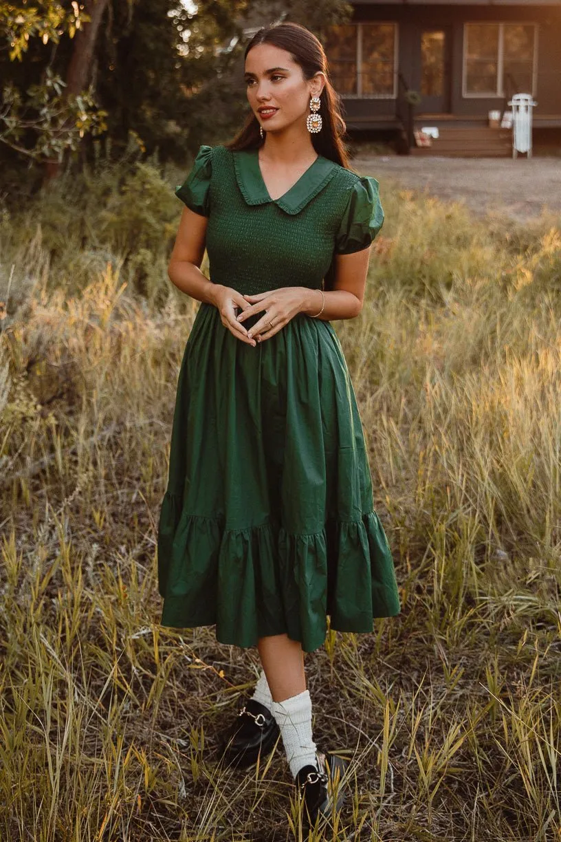 Addie Dress in Green - FINAL SALE sold by Ivy City Co