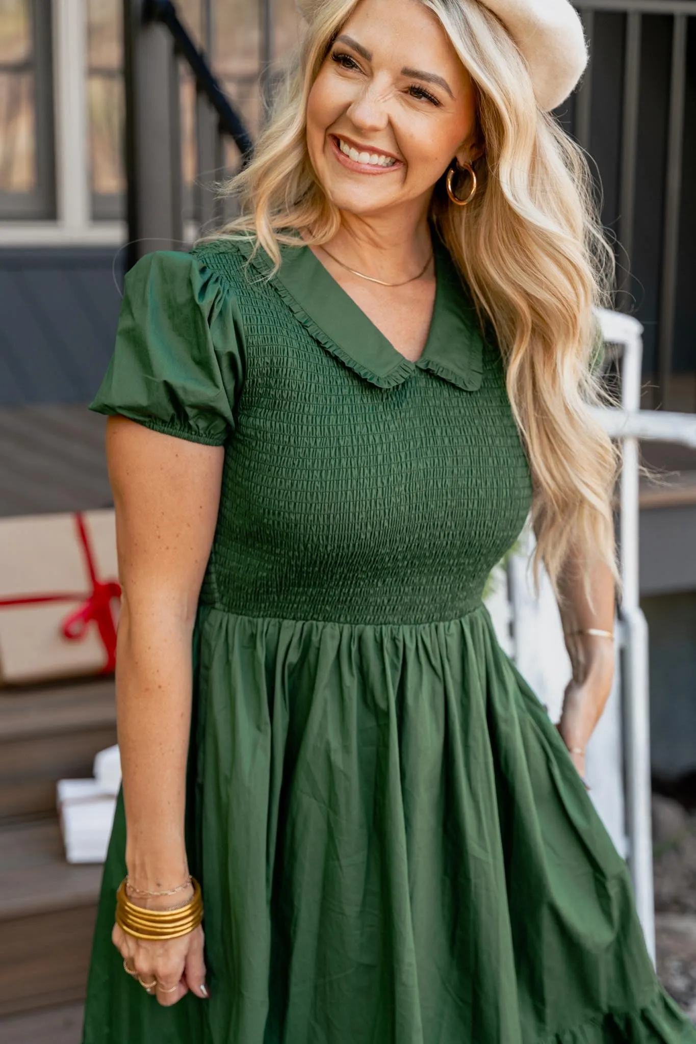 Addie Dress in Green - FINAL SALE sold by Ivy City Co product image thumbnail 4