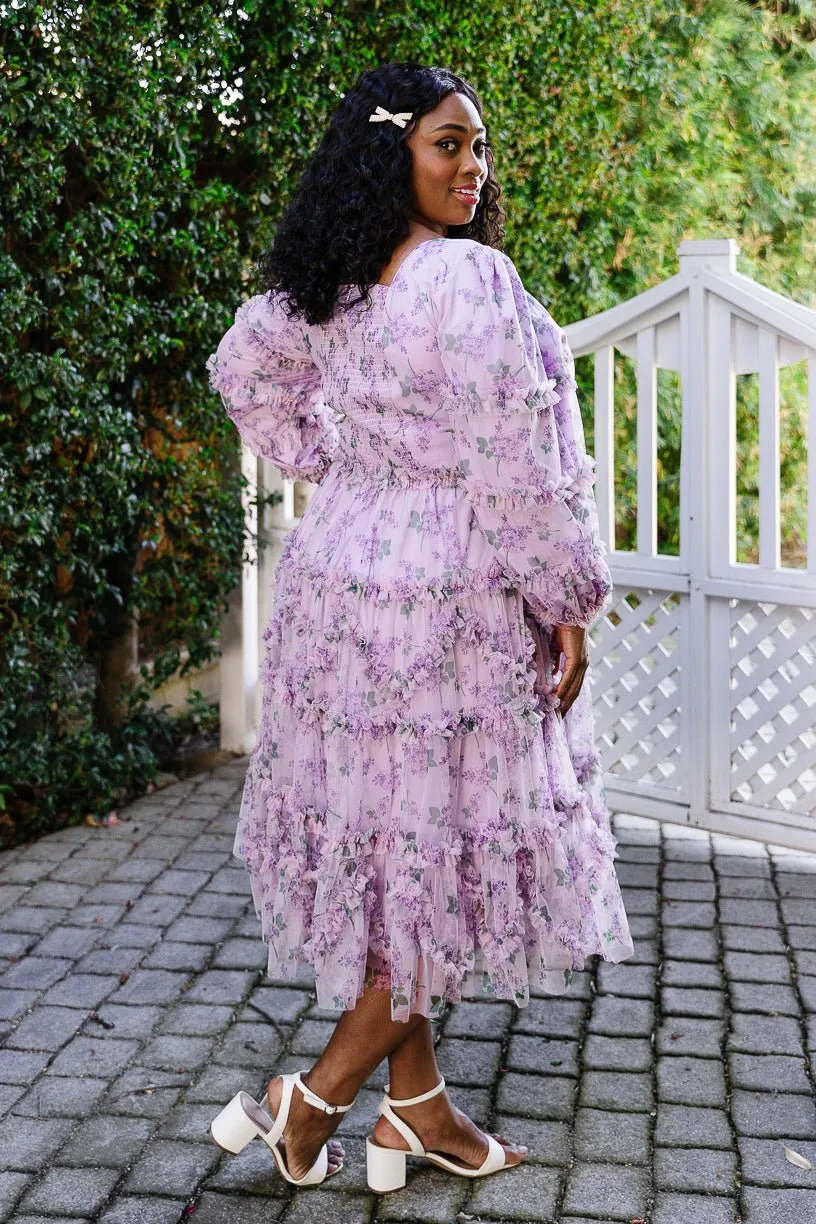 Catherine Midi Dress in Lavender - FINAL SALE sold by Ivy City Co product image thumbnail 2