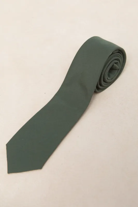 Mens Max Tie in Dark Green - FINAL SALE sold by Ivy City Co