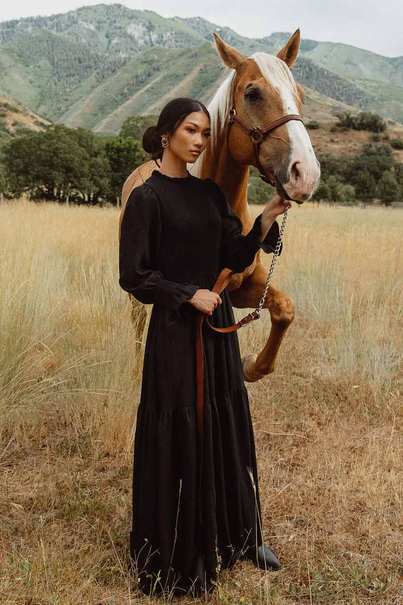 Leena Dress in Black sold by Ivy City Co