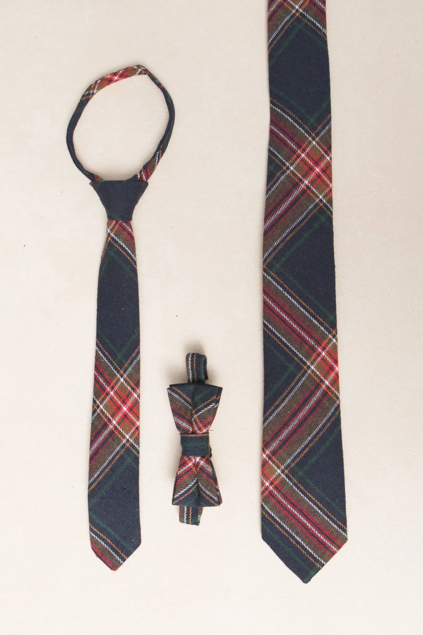 Mens Max Tie in Madeline Navy Plaid - FINAL SALE sold by Ivy City Co product image thumbnail 2