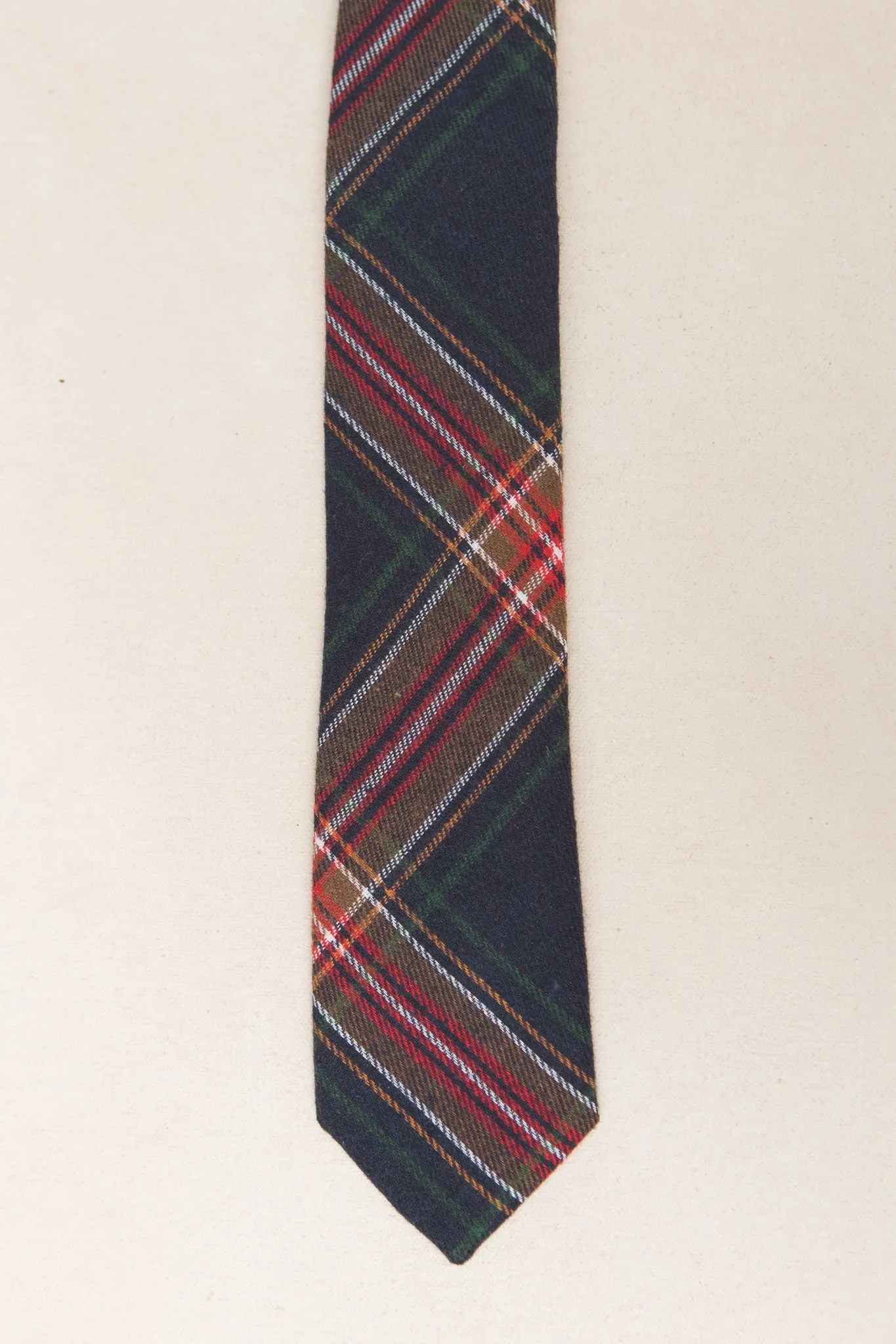 Mens Max Tie in Madeline Navy Plaid - FINAL SALE sold by Ivy City Co product image thumbnail 3