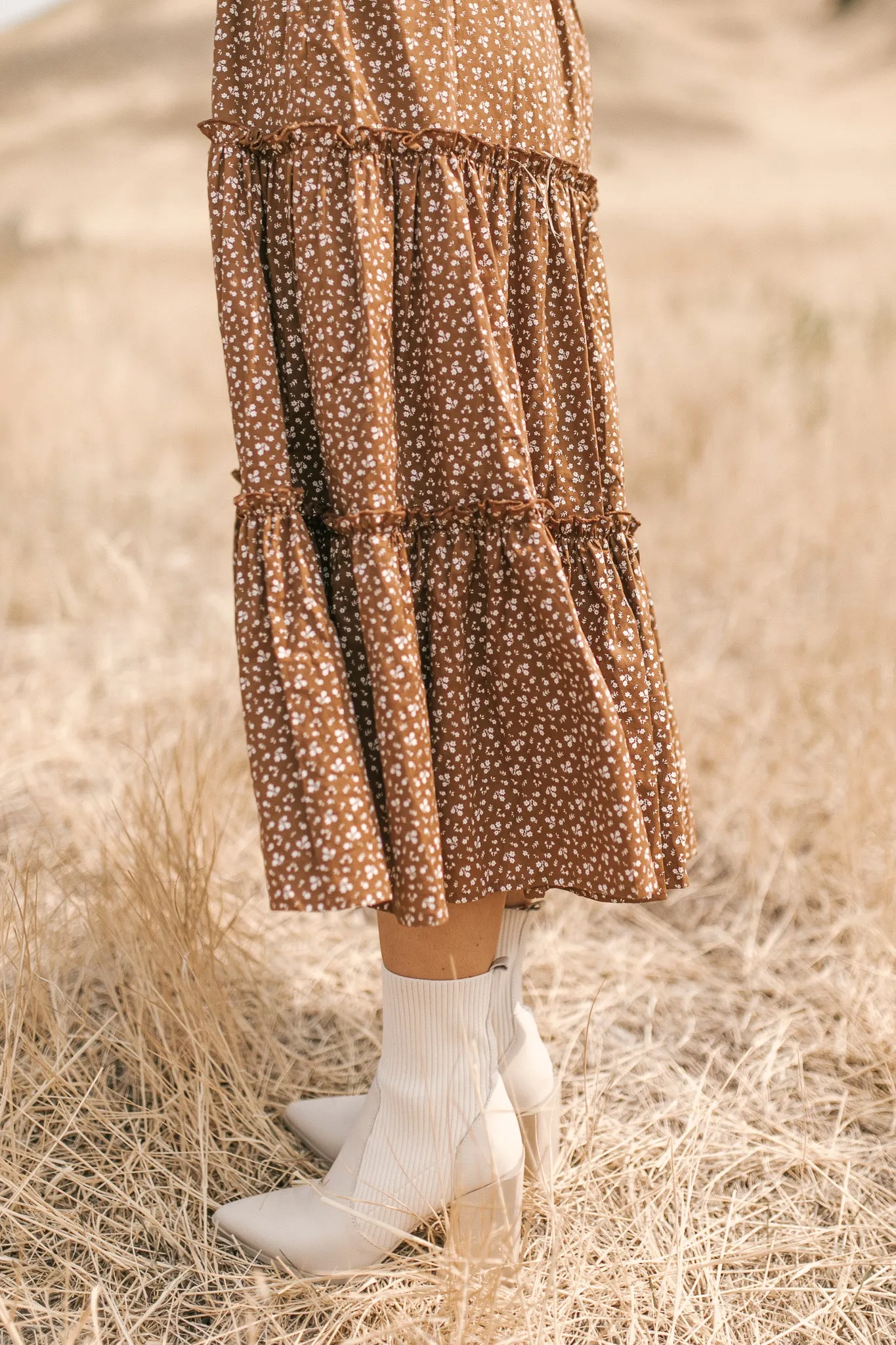 Madeline Dress in Amber Floral - FINAL SALE sold by Ivy City Co product image thumbnail 4