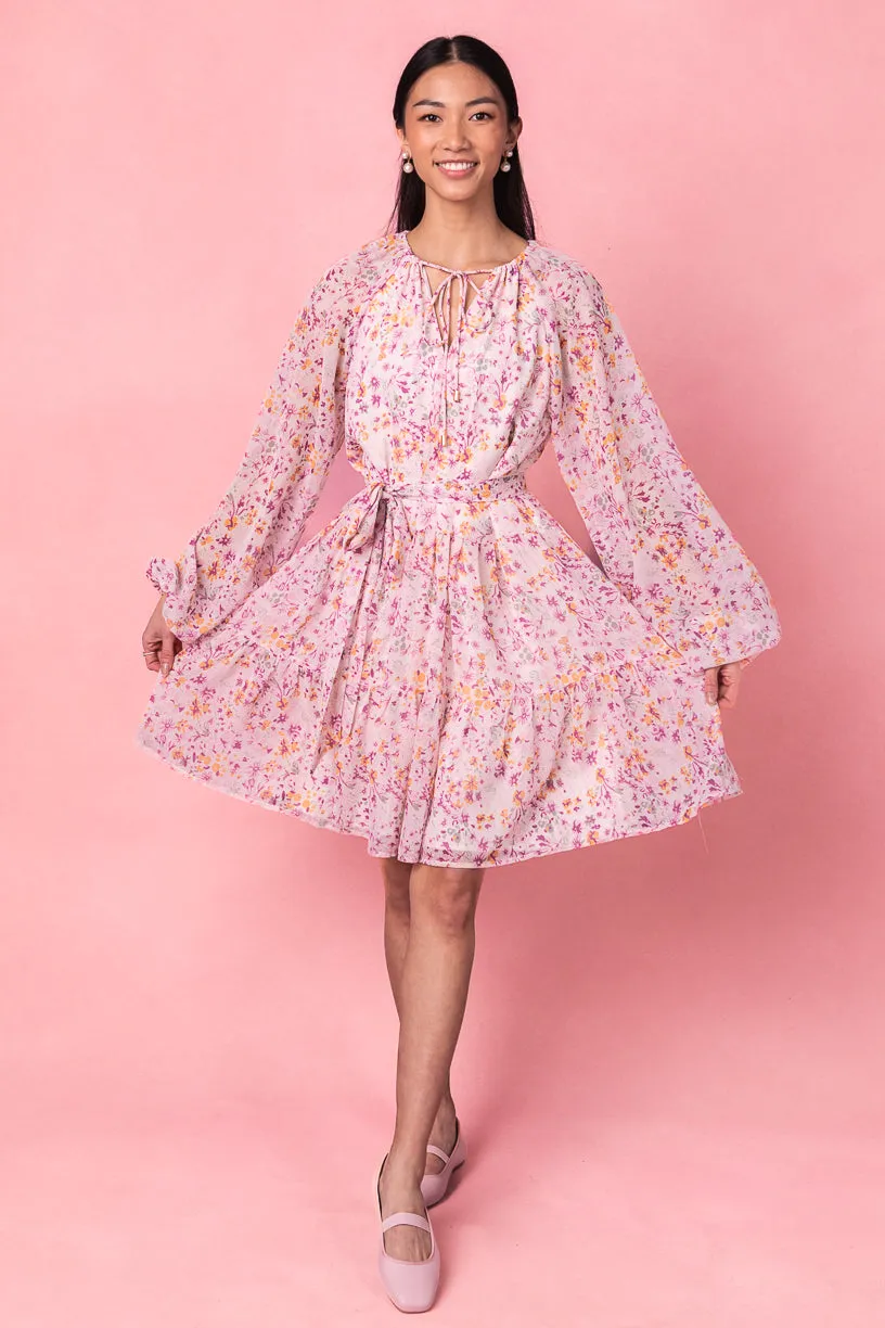 Imogen Short Dress in Blush - FINAL SALE sold by Ivy City Co