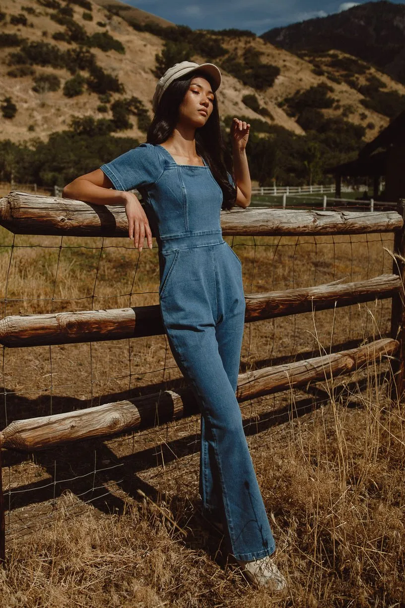 Ryan Denim Jumpsuit - FINAL SALE sold by Ivy City Co