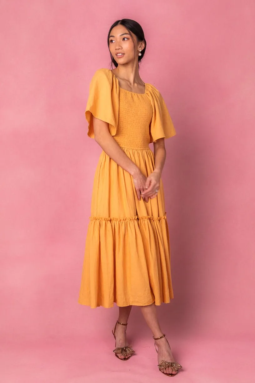 Lennon Dress in Mustard - FINAL SALE sold by Ivy City Co product image thumbnail 5