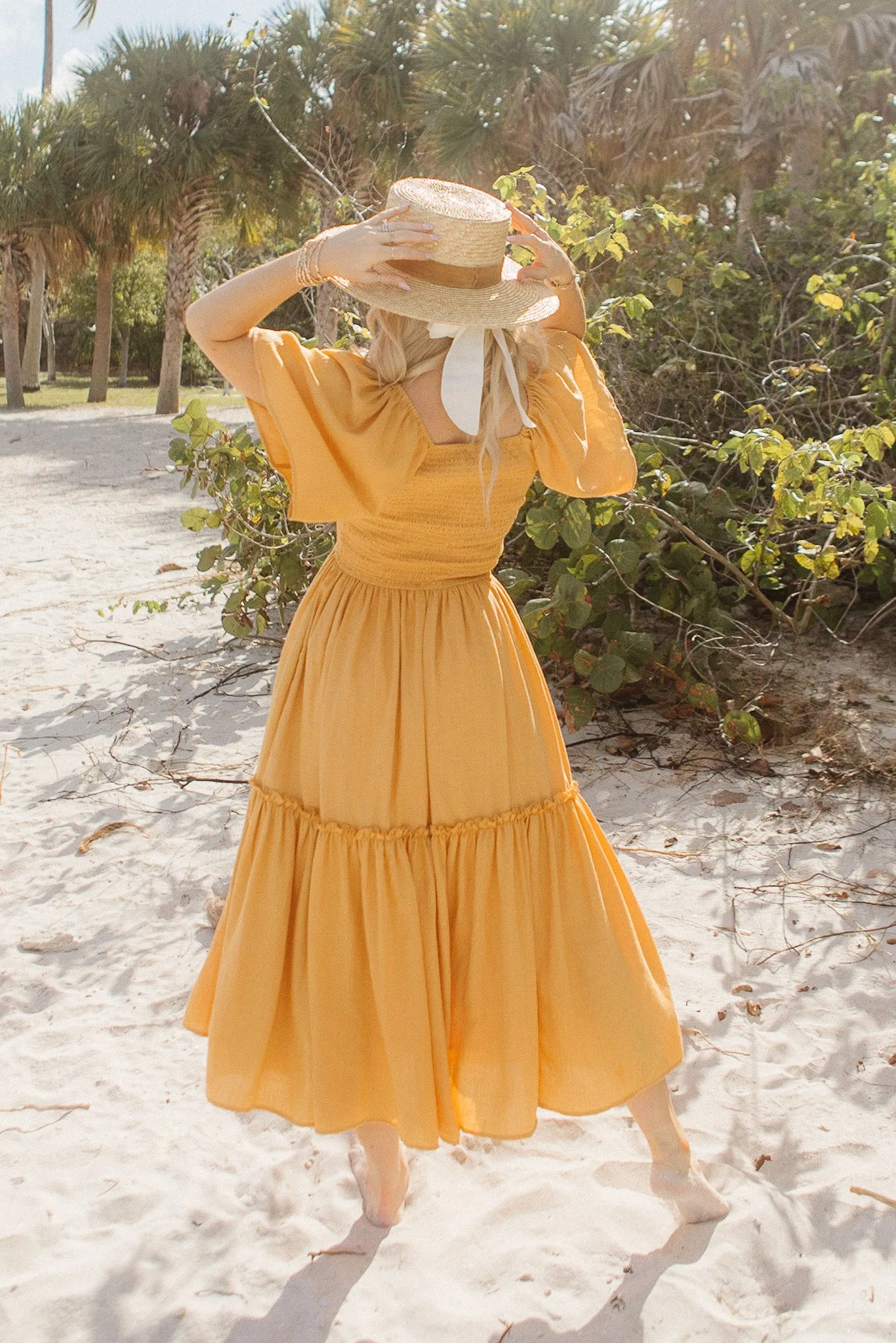 Lennon Dress in Mustard - FINAL SALE sold by Ivy City Co product image thumbnail 4