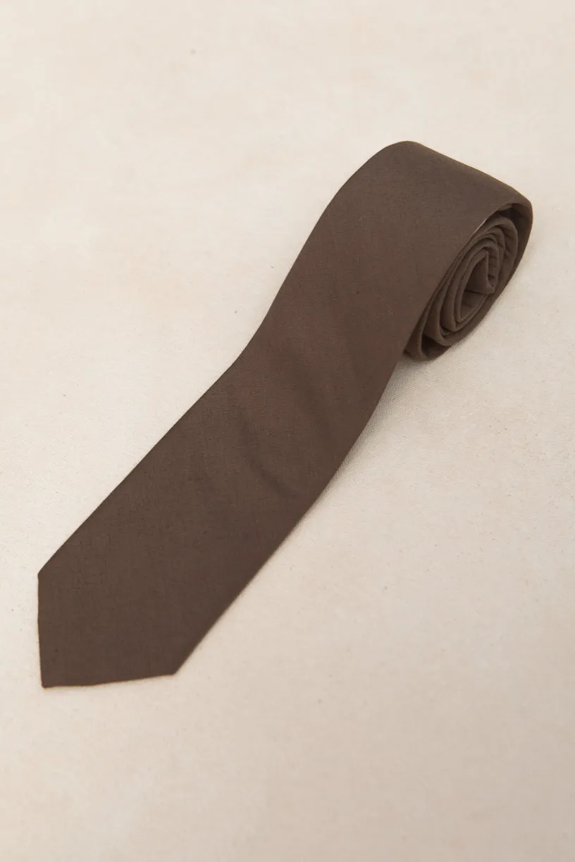 Mens Max Tie in Brown sold by Ivy City Co