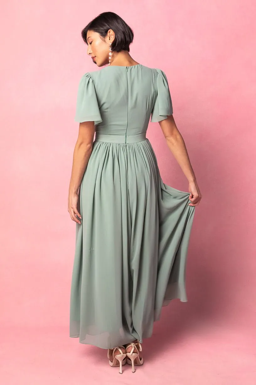 Abbie Dress in Sage sold by Ivy City Co product image thumbnail 5