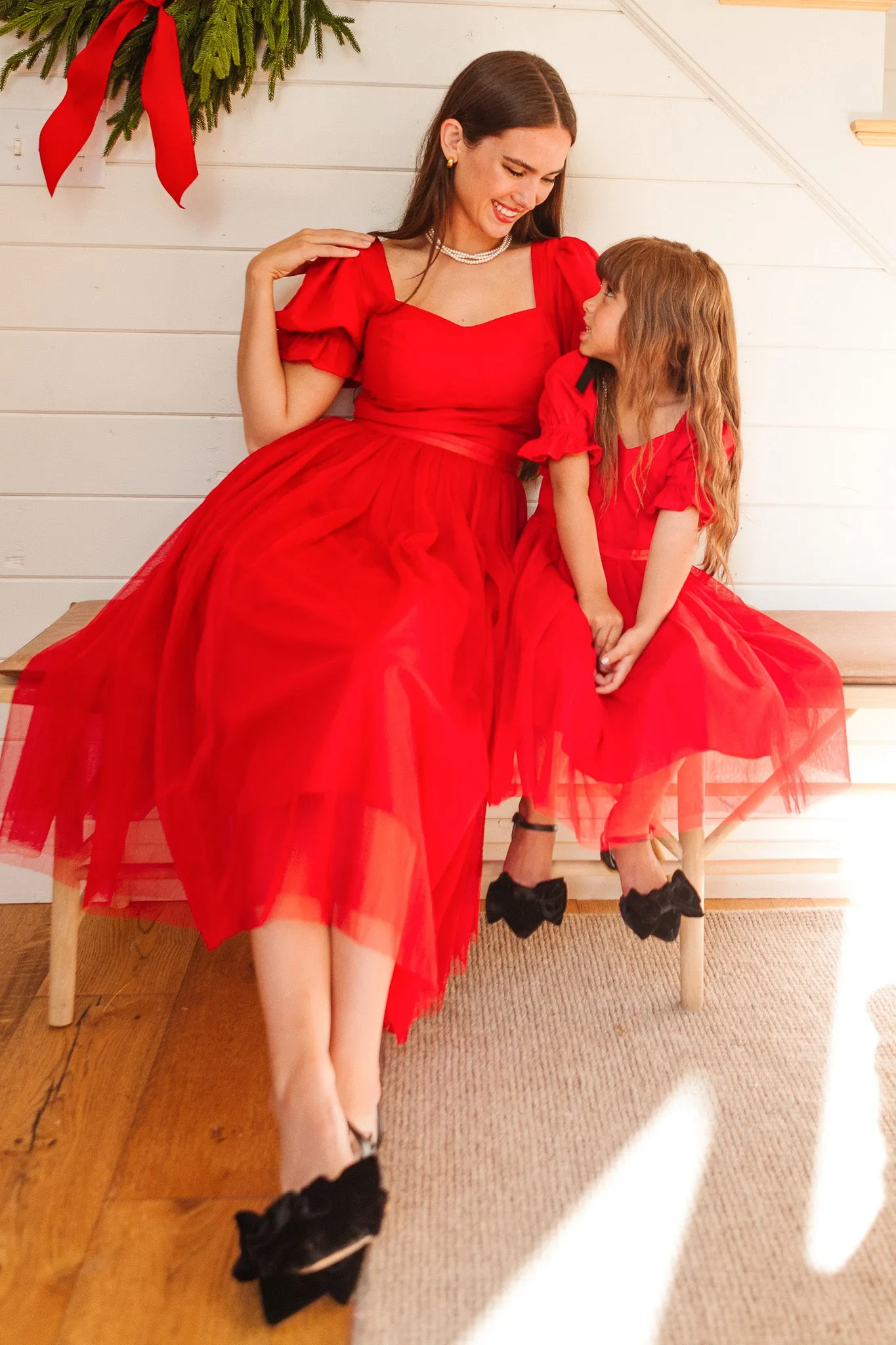Ballerina Dress in Red - FINAL SALE sold by Ivy City Co