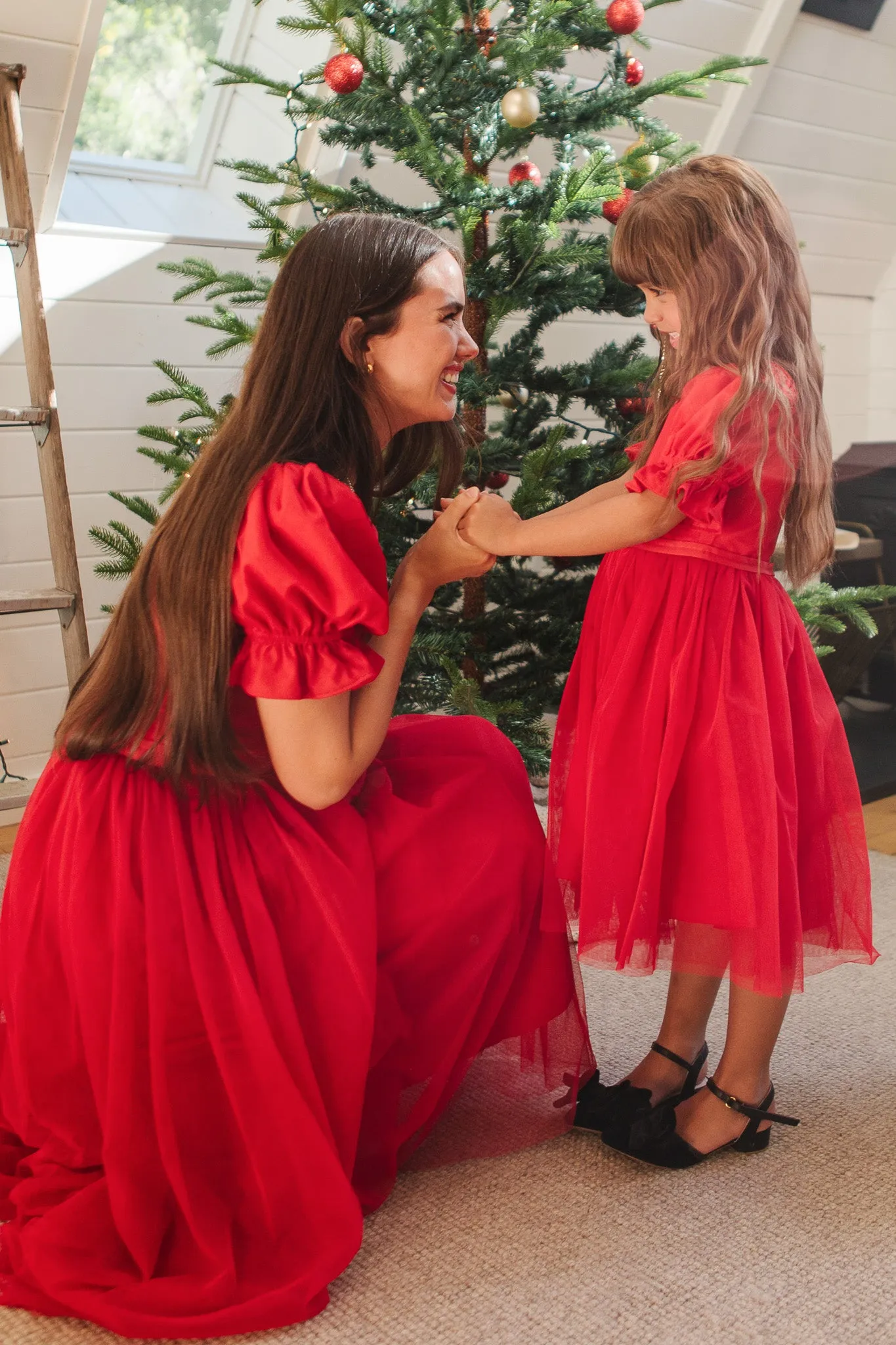 Ballerina Dress in Red - FINAL SALE sold by Ivy City Co product image thumbnail 5