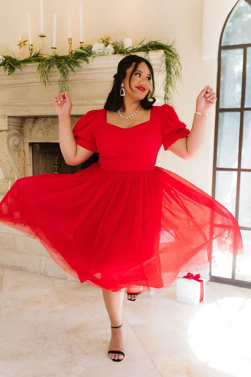 Ballerina Dress in Red - FINAL SALE sold by Ivy City Co product image thumbnail 3
