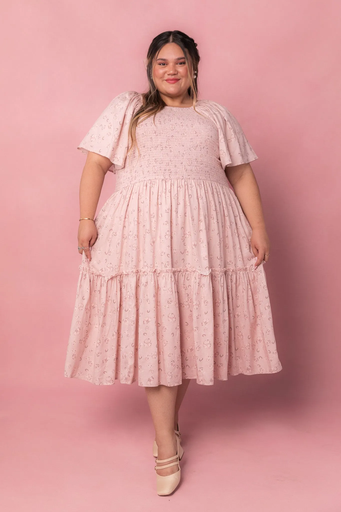 Lennon Dress in Dusty Pink - FINAL SALE sold by Ivy City Co product image thumbnail 5