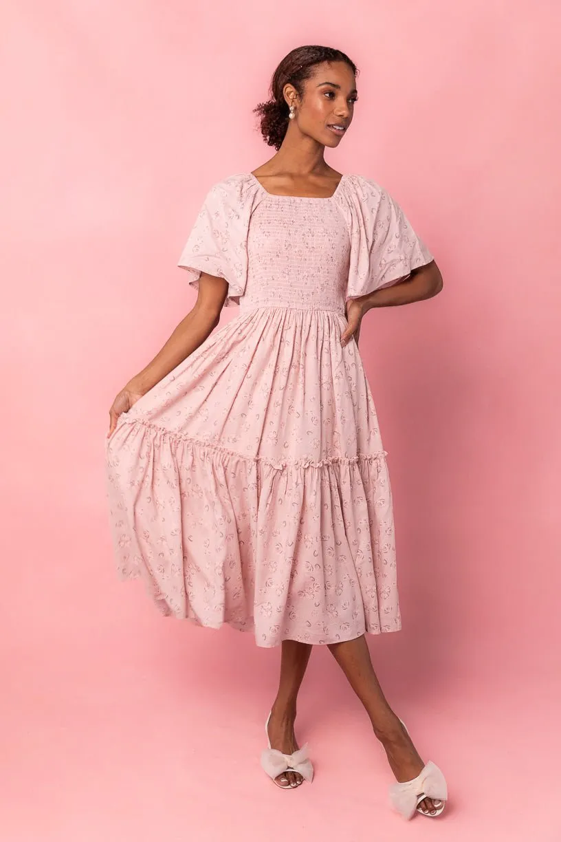 Lennon Dress in Dusty Pink - FINAL SALE sold by Ivy City Co