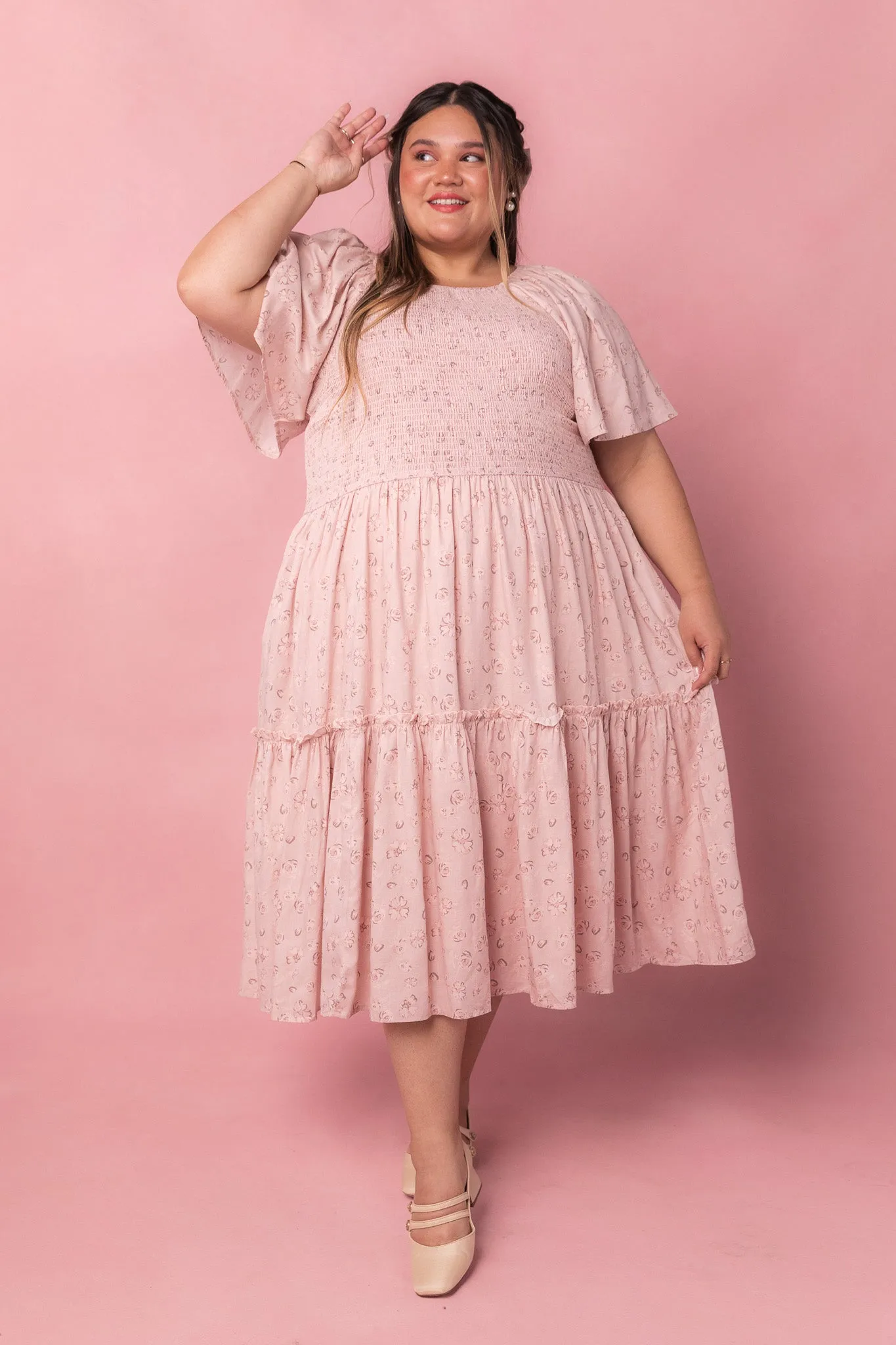Lennon Dress in Dusty Pink - FINAL SALE sold by Ivy City Co product image thumbnail 3