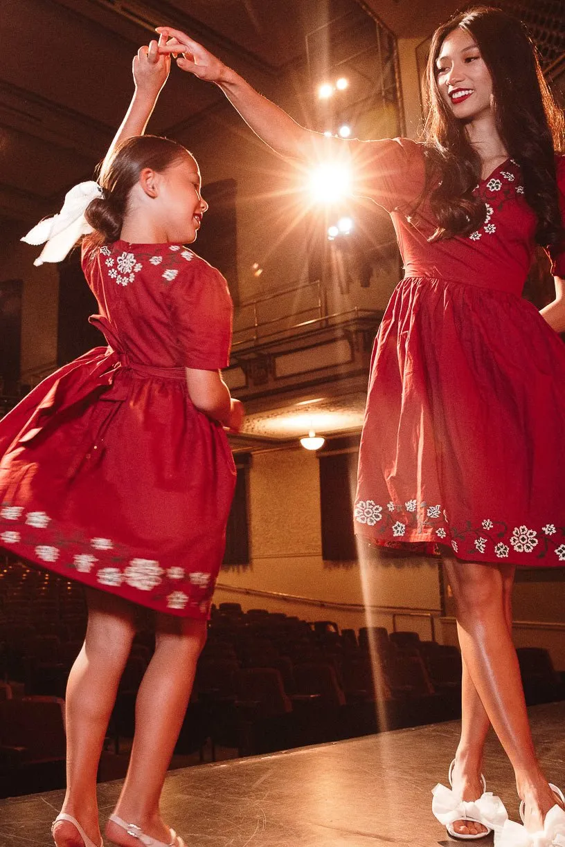 Heidi Dress in Maroon - FINAL SALE sold by Ivy City Co product image thumbnail 5