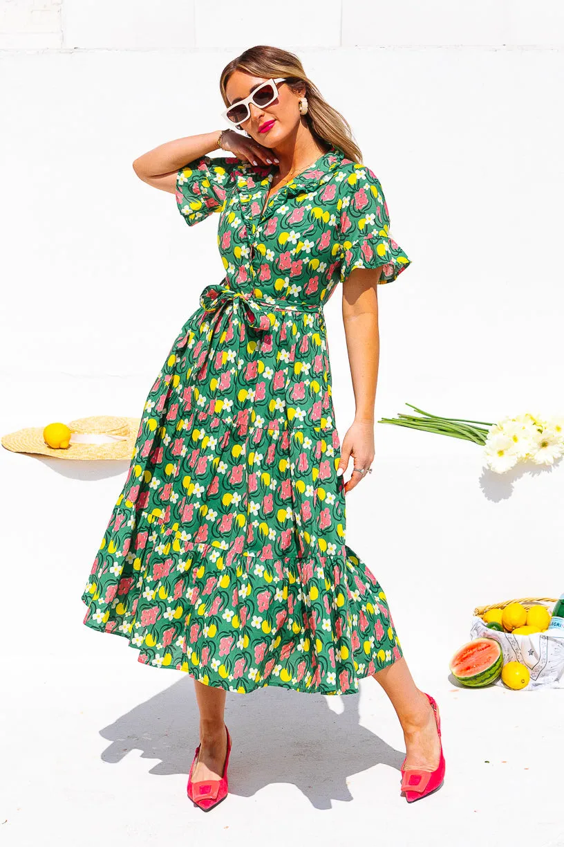 Sutton Dress in Citrus - FINAL SALE sold by Ivy City Co