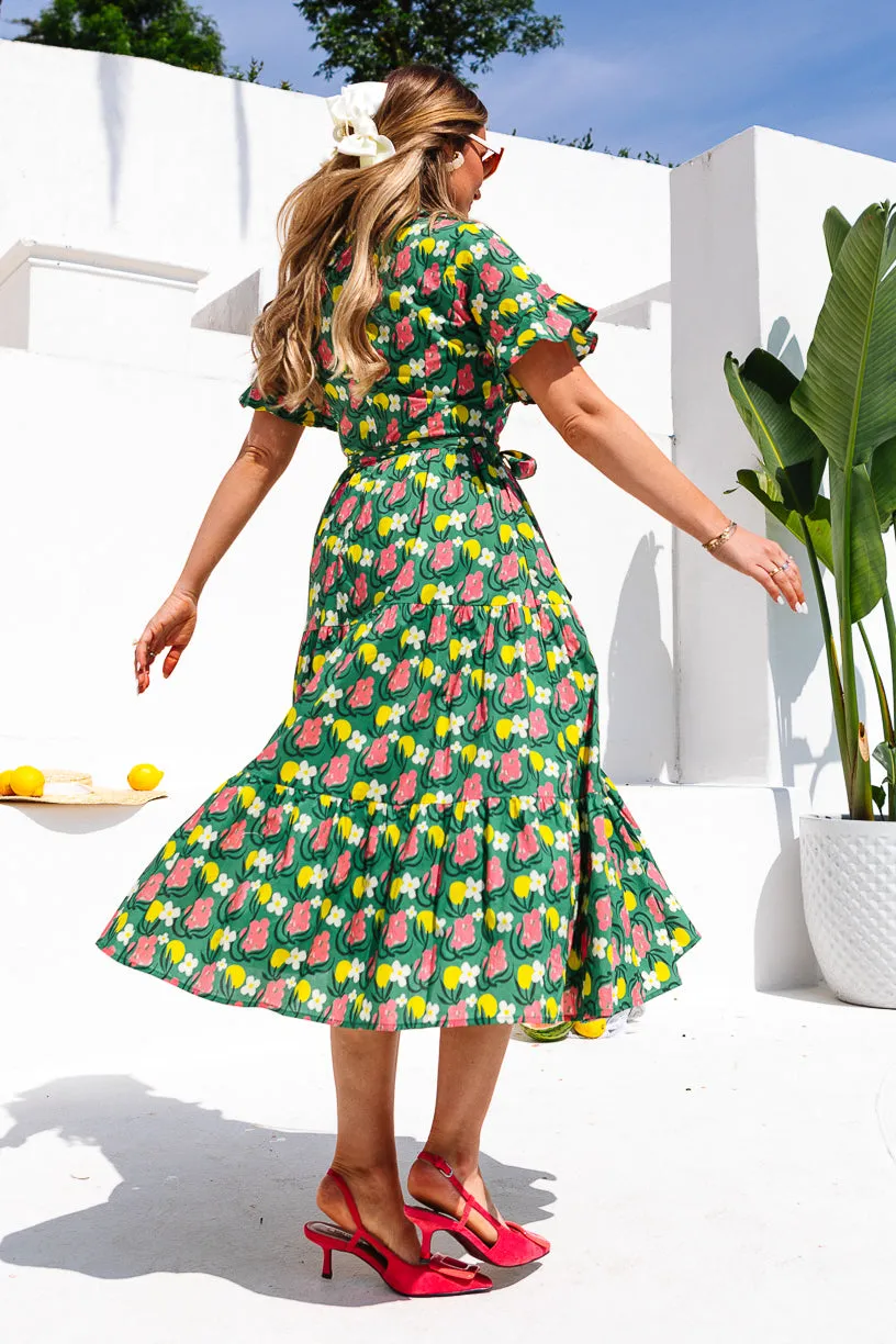 Sutton Dress in Citrus - FINAL SALE sold by Ivy City Co product image thumbnail 4