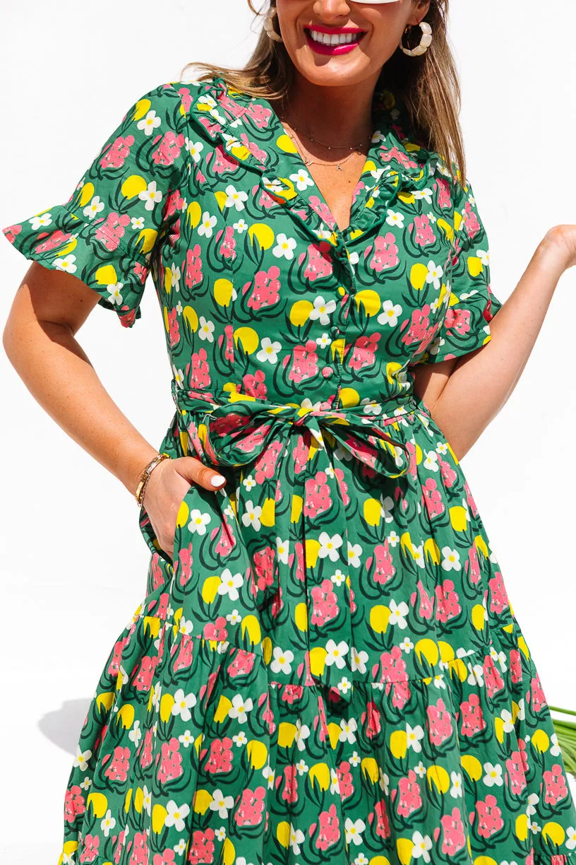 Sutton Dress in Citrus - FINAL SALE sold by Ivy City Co product image thumbnail 2