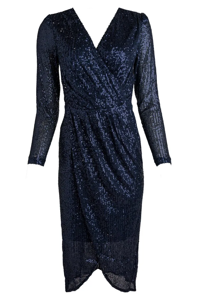 Starstruck Dress in Navy sold by Ivy City Co product image thumbnail 2