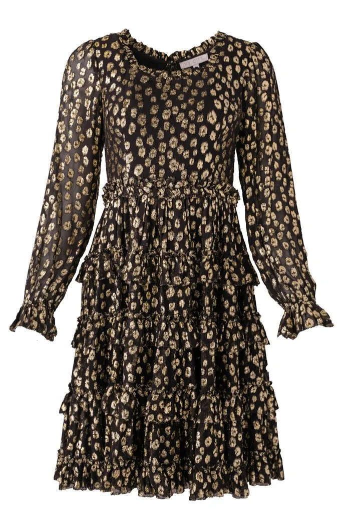 Sammy Dress in Black & Gold - FINAL SALE sold by Ivy City Co product image thumbnail 4