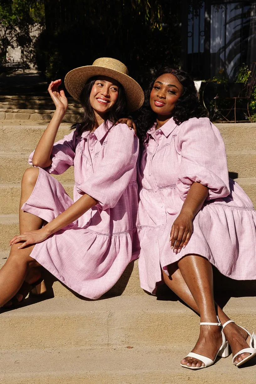 Jojo Dress in Purple Tweed sold by Ivy City Co product image thumbnail 3