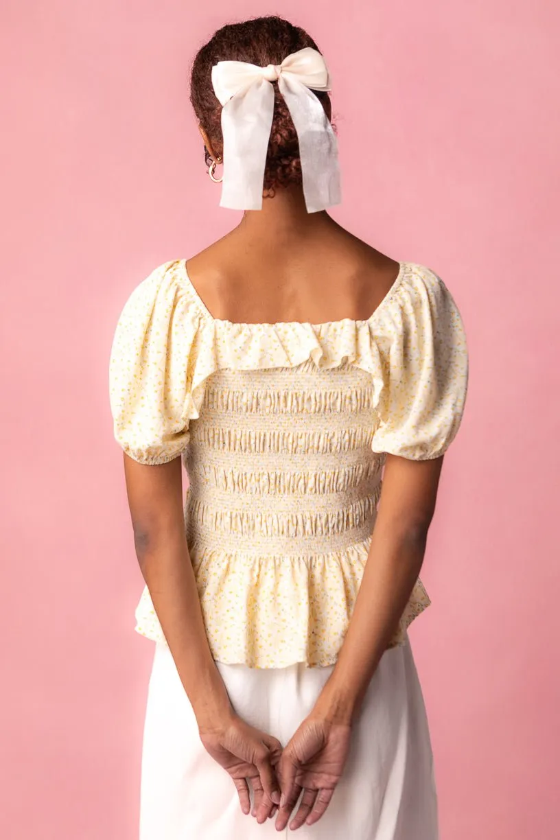 Rae Top in Yellow - FINAL SALE sold by Ivy City Co product image thumbnail 4